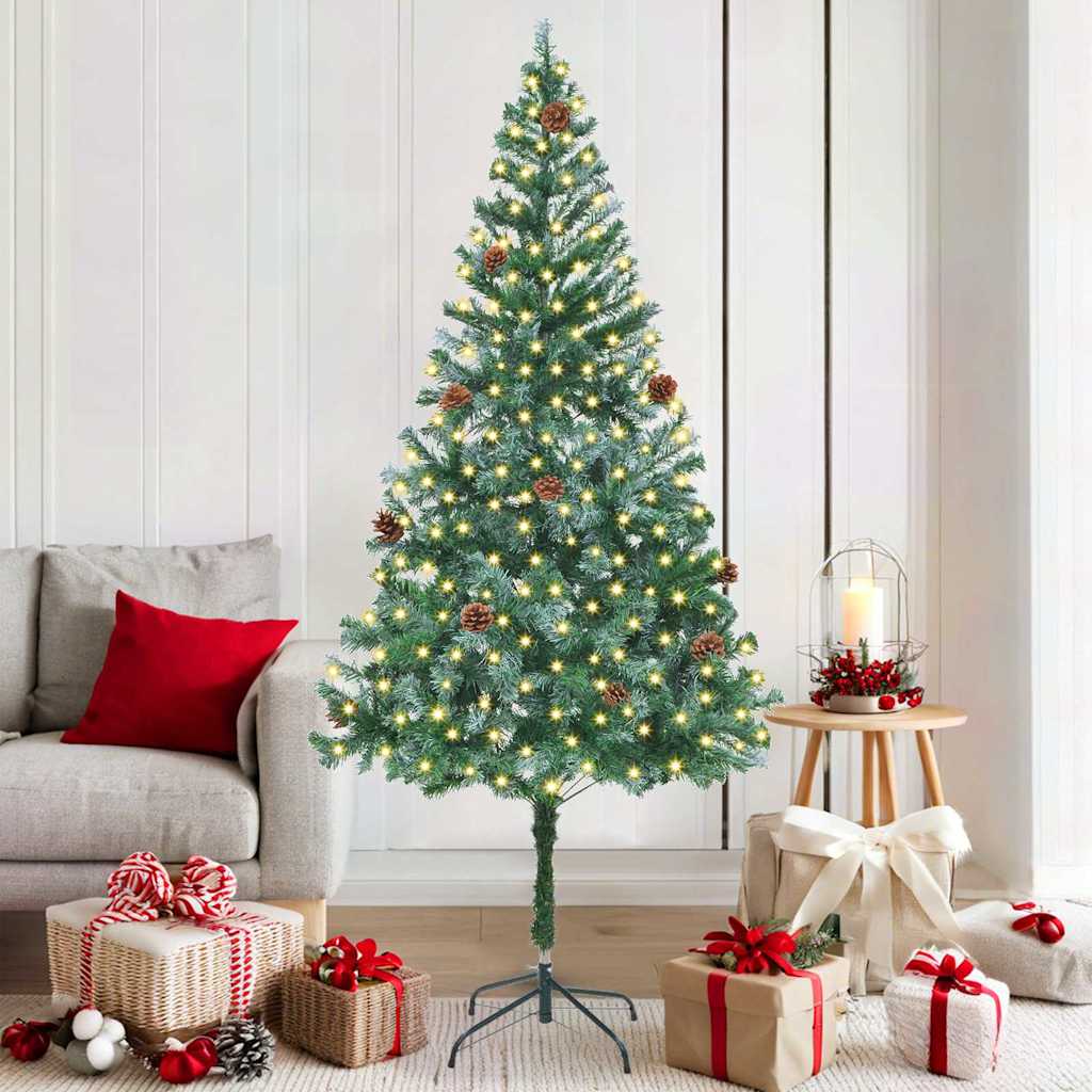 Artificial Christmas Tree Green 70.87 in PVC and Steel