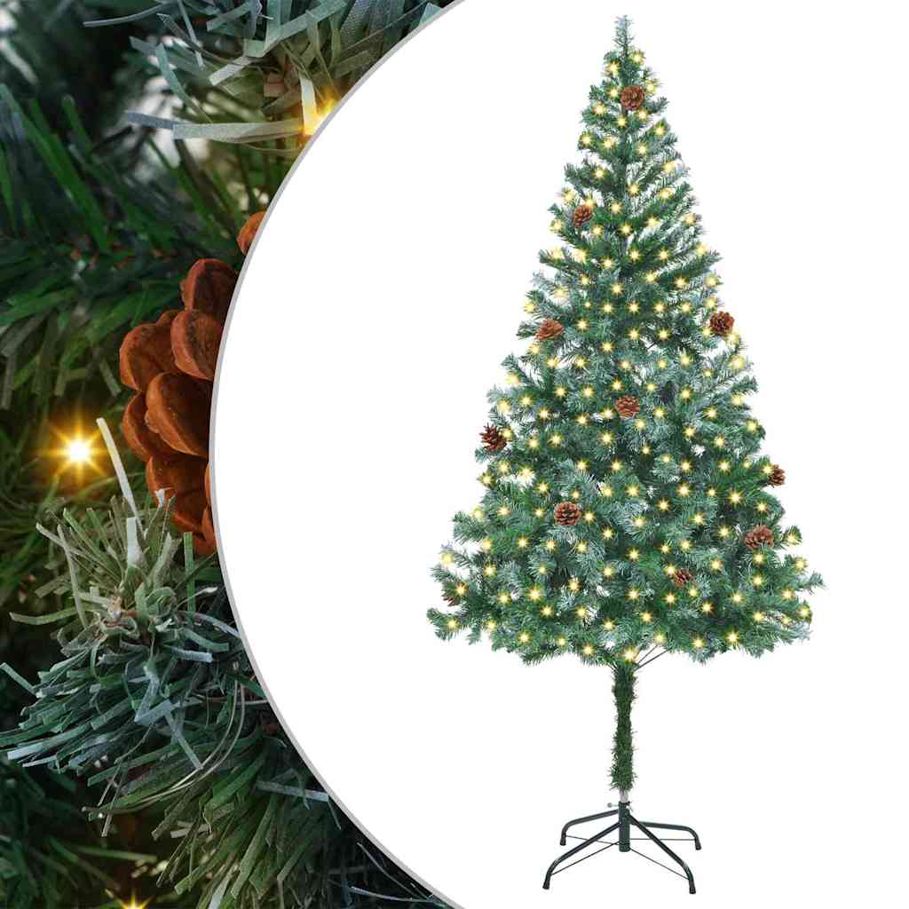 Artificial Christmas Tree Green 70.87 in PVC and Steel
