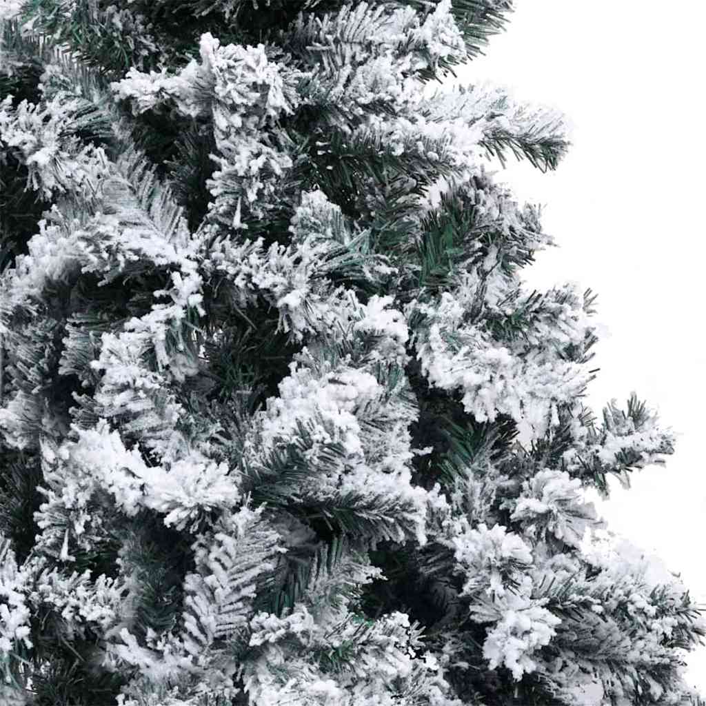 Artificial Christmas Tree White 70.9" PVC and Steel and Plastic