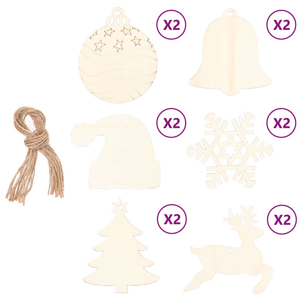 Christmas Tree Natural 70.87 in Solid Ash Wood