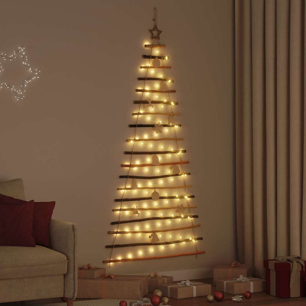Christmas Tree Natural 70.87 in Solid Ash Wood